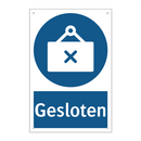 Gesloten & Gesloten & Gesloten & Gesloten & Gesloten & Gesloten & Gesloten & Gesloten & Gesloten