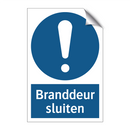 Branddeur sluiten & Branddeur sluiten & Branddeur sluiten & Branddeur sluiten