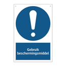 Gebruik beschermingsmiddel & Gebruik beschermingsmiddel & Gebruik beschermingsmiddel