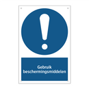 Gebruik beschermingsmiddelen & Gebruik beschermingsmiddelen & Gebruik beschermingsmiddelen