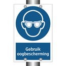 Gebruik oogbescherming & Gebruik oogbescherming & Gebruik oogbescherming & Gebruik oogbescherming
