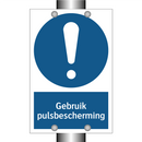 Gebruik pulsbescherming & Gebruik pulsbescherming & Gebruik pulsbescherming
