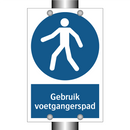 Gebruik voetgangerspad & Gebruik voetgangerspad & Gebruik voetgangerspad & Gebruik voetgangerspad