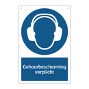 Gehoorbescherming verplicht & Gehoorbescherming verplicht & Gehoorbescherming verplicht