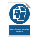 Gezichtsbescherming verplicht & Gezichtsbescherming verplicht & Gezichtsbescherming verplicht