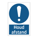 Houd afstand & Houd afstand & Houd afstand & Houd afstand & Houd afstand & Houd afstand
