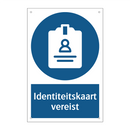 Identiteitskaart vereist & Identiteitskaart vereist & Identiteitskaart vereist