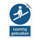 Leuning gebruiken & Leuning gebruiken & Leuning gebruiken & Leuning gebruiken