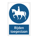 Rijden toegestaan & Rijden toegestaan & Rijden toegestaan & Rijden toegestaan & Rijden toegestaan