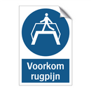 Voorkom rugpijn & Voorkom rugpijn & Voorkom rugpijn & Voorkom rugpijn