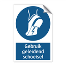 Gebruik geleidend schoeisel & Gebruik geleidend schoeisel & Gebruik geleidend schoeisel