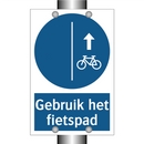 Gebruik het fietspad & Gebruik het fietspad & Gebruik het fietspad & Gebruik het fietspad