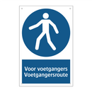 Voor voetgangers Voetgangersroute & Voor voetgangers Voetgangersroute