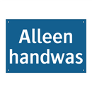 Alleen handwas & Alleen handwas & Alleen handwas & Alleen handwas & Alleen handwas & Alleen handwas