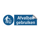 Afvalbak gebruiken & Afvalbak gebruiken & Afvalbak gebruiken & Afvalbak gebruiken