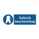Gebruik beschermkap & Gebruik beschermkap & Gebruik beschermkap & Gebruik beschermkap