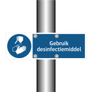 Gebruik desinfectiemiddel & Gebruik desinfectiemiddel & Gebruik desinfectiemiddel
