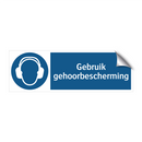 Gebruik gehoorbescherming & Gebruik gehoorbescherming & Gebruik gehoorbescherming