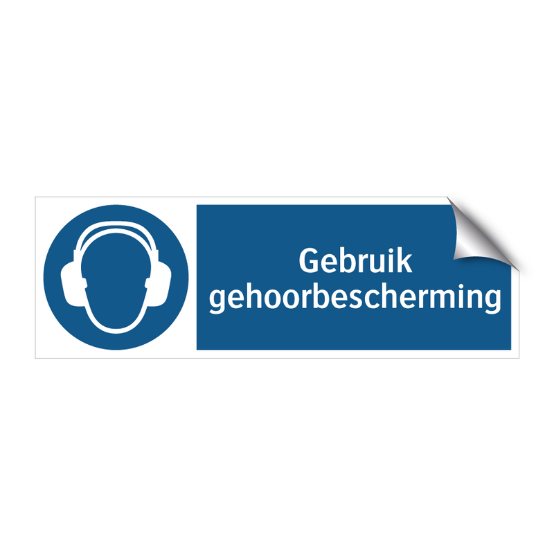 Gebruik gehoorbescherming & Gebruik gehoorbescherming & Gebruik gehoorbescherming
