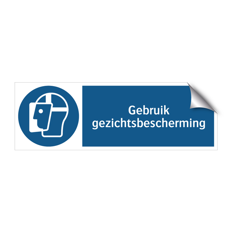 Gebruik gezichtsbescherming & Gebruik gezichtsbescherming & Gebruik gezichtsbescherming