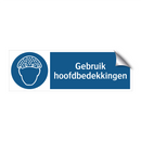 Gebruik hoofdbedekkingen & Gebruik hoofdbedekkingen & Gebruik hoofdbedekkingen