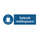 Gebruik reddingsvest & Gebruik reddingsvest & Gebruik reddingsvest & Gebruik reddingsvest