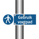 Gebruik voetpad & Gebruik voetpad & Gebruik voetpad