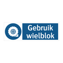 Gebruik wielblok & Gebruik wielblok & Gebruik wielblok & Gebruik wielblok & Gebruik wielblok