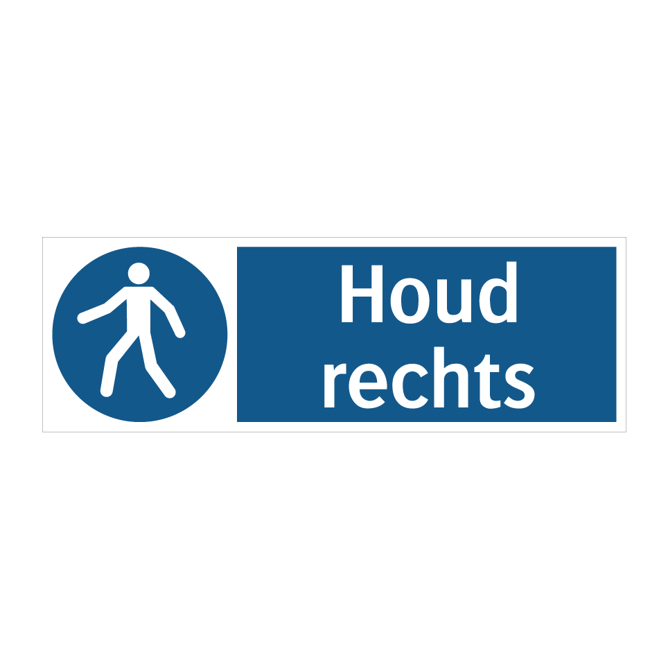 Koop Houd rechts bord | SignOnline | NL-M3473