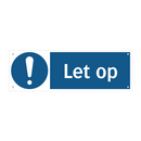 Let op & Let op & Let op & Let op & Let op & Let op & Let op & Let op & Let op