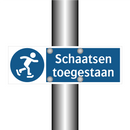 Schaatsen toegestaan & Schaatsen toegestaan & Schaatsen toegestaan