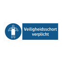 Veiligheidsschort verplicht & Veiligheidsschort verplicht & Veiligheidsschort verplicht