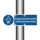 Draag beschermende rollersportuitrusting & Draag beschermende rollersportuitrusting