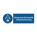 Draag beschermende rolsportuitrusting & Draag beschermende rolsportuitrusting