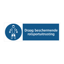 Draag beschermende rolsportuitrusting & Draag beschermende rolsportuitrusting