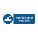 Hoofdafsluiter voor LPG & Hoofdafsluiter voor LPG & Hoofdafsluiter voor LPG