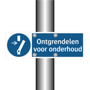 Ontgrendelen voor onderhoud & Ontgrendelen voor onderhoud & Ontgrendelen voor onderhoud