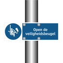 Open de veiligheidsbeugel & Open de veiligheidsbeugel & Open de veiligheidsbeugel