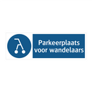 Parkeerplaats voor wandelaars & Parkeerplaats voor wandelaars & Parkeerplaats voor wandelaars