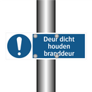 Deur dicht houden branddeur & Deur dicht houden branddeur & Deur dicht houden branddeur