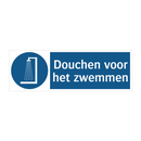 Douchen voor het zwemmen & Douchen voor het zwemmen & Douchen voor het zwemmen