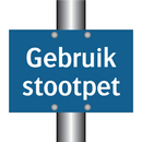 Gebruik stootpet & Gebruik stootpet & Gebruik stootpet & Gebruik stootpet & Gebruik stootpet