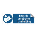 Lees de verplichte handleiding & Lees de verplichte handleiding & Lees de verplichte handleiding
