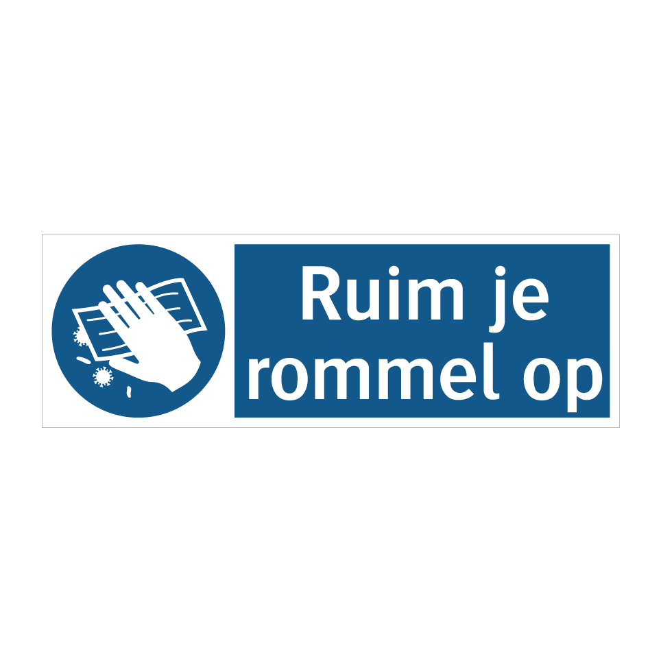 Koop Ruim je rommel op bord | SignOnline | NL-M3937