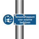 Stroomaftappunt voor externe bedrijven & Stroomaftappunt voor externe bedrijven