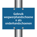 Gebruik wegwerphandschoenen als onderhandschoenen