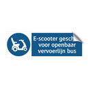 E-scooter geschikt voor openbaar vervoerlijn bus & E-scooter geschikt voor openbaar vervoerlijn bus
