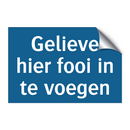 Gelieve hier fooi in te voegen & Gelieve hier fooi in te voegen & Gelieve hier fooi in te voegen