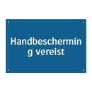 Handbescherming vereist & Handbescherming vereist & Handbescherming vereist