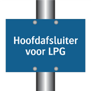 Hoofdafsluiter voor LPG & Hoofdafsluiter voor LPG & Hoofdafsluiter voor LPG